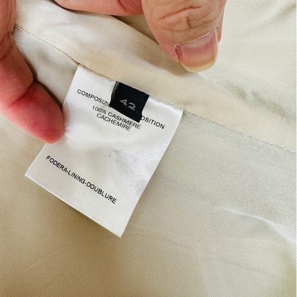 Alexander McQueen Taupe Cashmere Double Button Jacket 42 / 8 - Picture 10 of 16